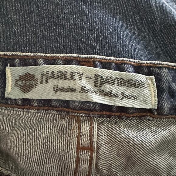 Vintage Harley-Davidson Mid Rise Denim Riding Jeans - Picture 11 of 12